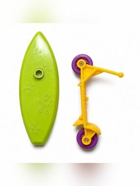 Vintage 1988 McDonald’s Happy Meal Toy Scooter + Board Rare Retro‎ Collectible